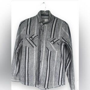O'Neill Gray and Black Striped Women’s Jacket